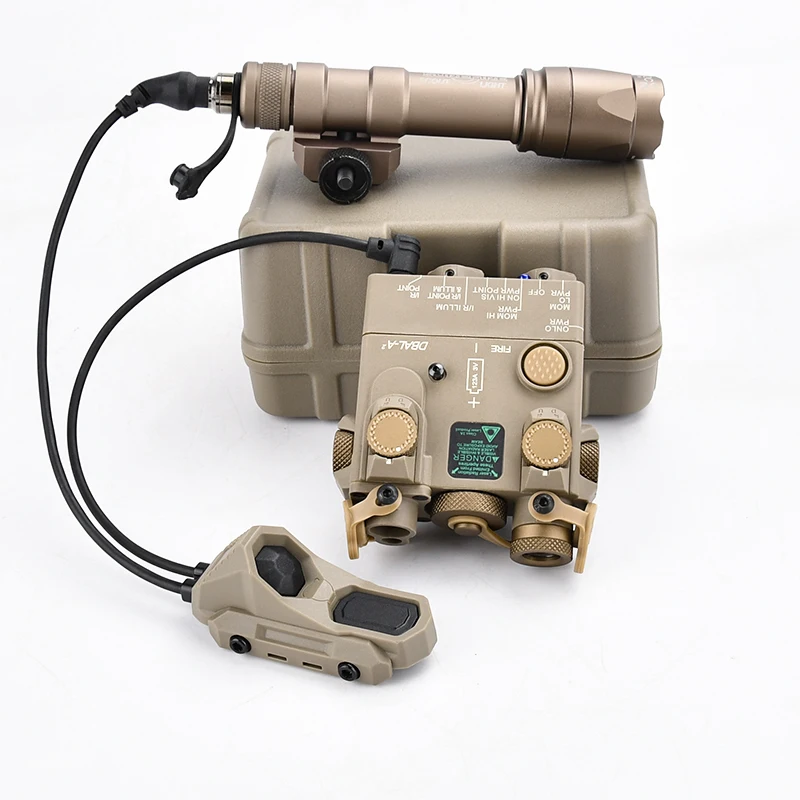 

Тактический фонарь WADSN DBAL A2 M300 M600 с двойным переключателем AXON и комплектом креплений для страйкбола и охоты, совместим с 20-мм планкой