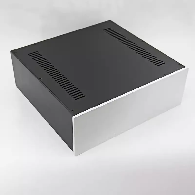 

4315C Big Space Simple Panels Full Aluminum Power Amplifier DIY Chassis Enclosure Box 430*150*408mm