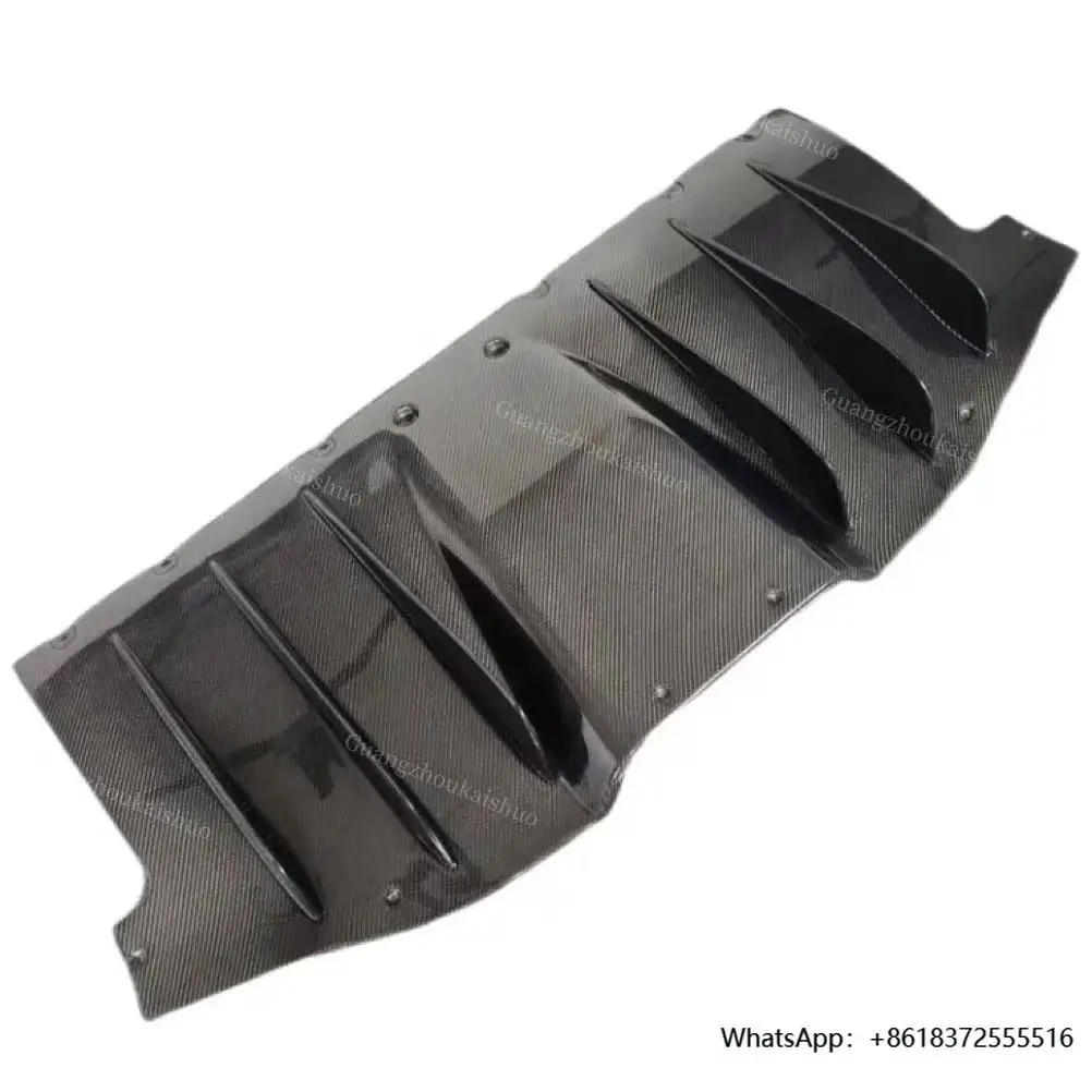 

daHot Sale V Style Carbon Fiber Rear Bumper Diffuser Lip for Ferrari 458 Body Kit