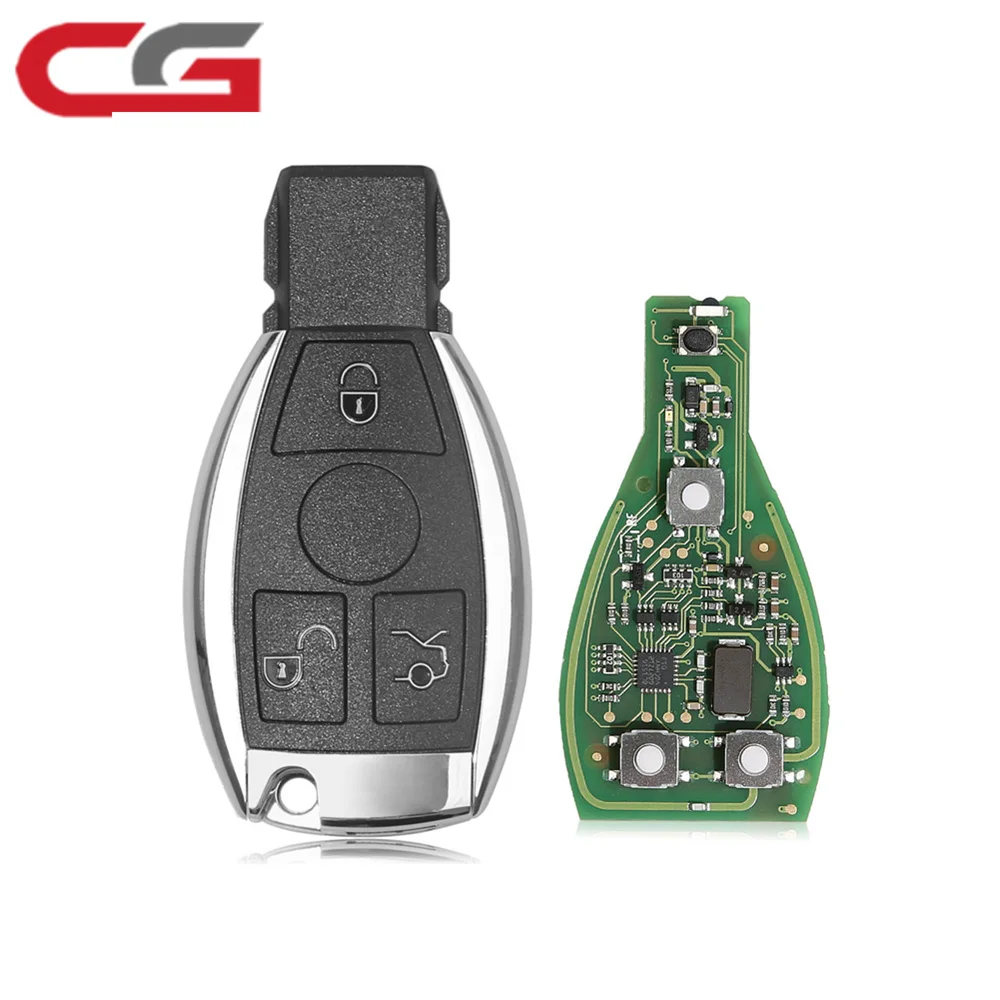 

5 шт. CGDI MB Be Key с корпусом смарт-ключа, 4 кнопки с паником для Mercedes Benz