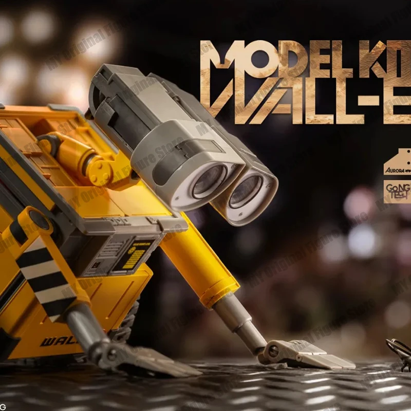 Kit d'assemblage Original GONG WALL · E, 15cm, Robot mignon, figurine de guérison, Collection d'animaux de compagnie, jouet pour enfant, cadeau de noël