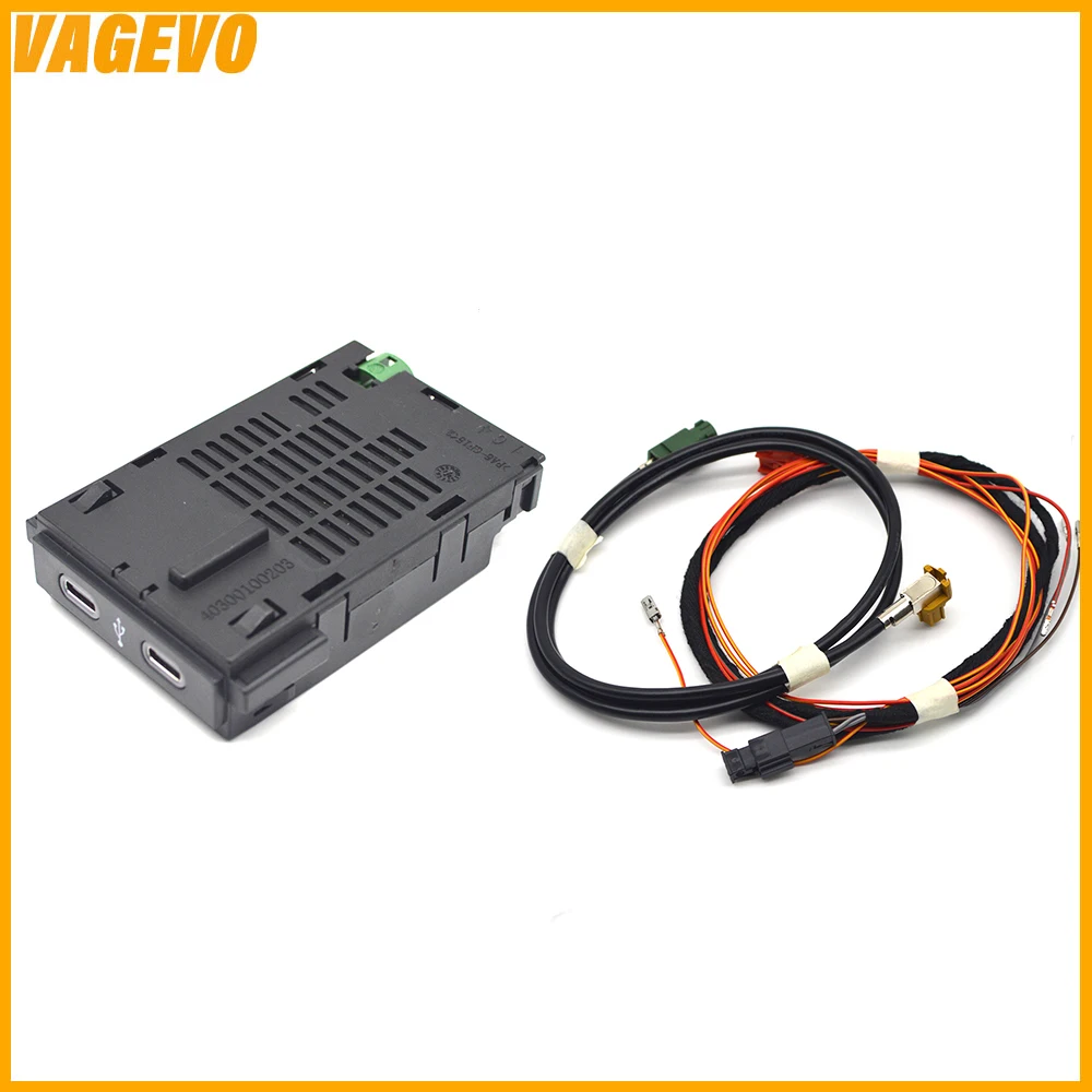 

Для VW ID6 Jetta MK7 T-Cross dual USB зарядный порт 2GD 035 736 2GD035736