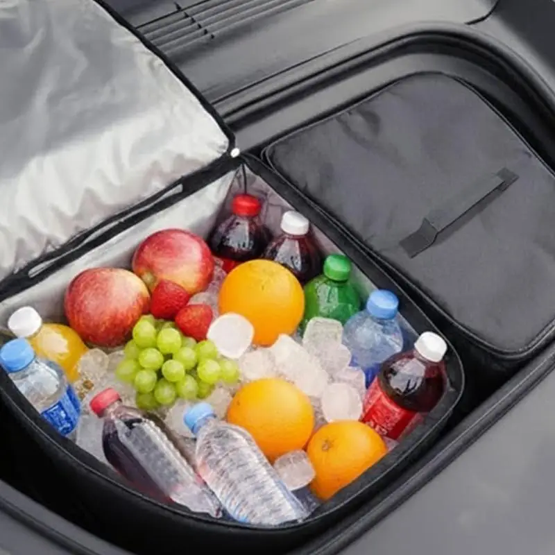 

Heavy Fabric Front Trunk Organizers Pack Of 2 Temperature Retaining Foldable Containers For Outdoor Activities R6FB