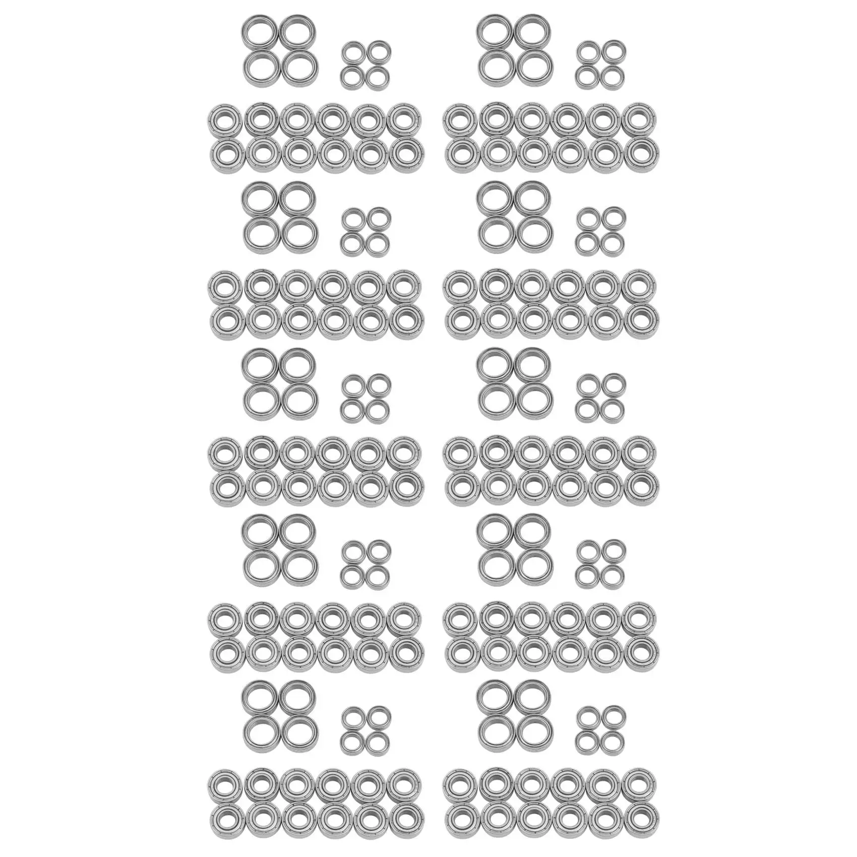 

Комплект шарикоподшипников AS96-200Pcs для радиоуправляемых моделей Tamiya TT01 TT-01 TT01D TT01E TT01R DF02 1/10, запчасти для тюнинга