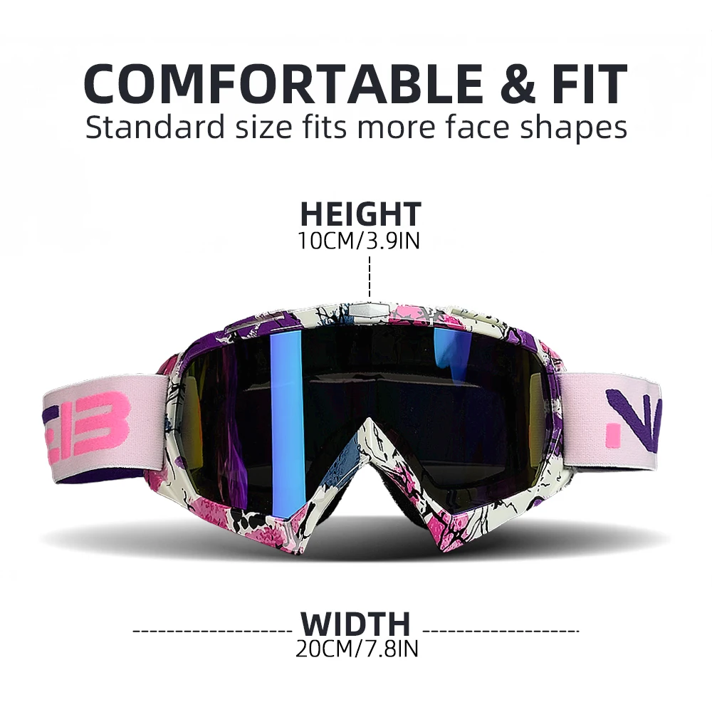 High Quality Motocross Ski Goggles ATV Protection Cycling Racing Motorcycle Glasses MTB Mask Sunglasses Windproof Skiing Goggles