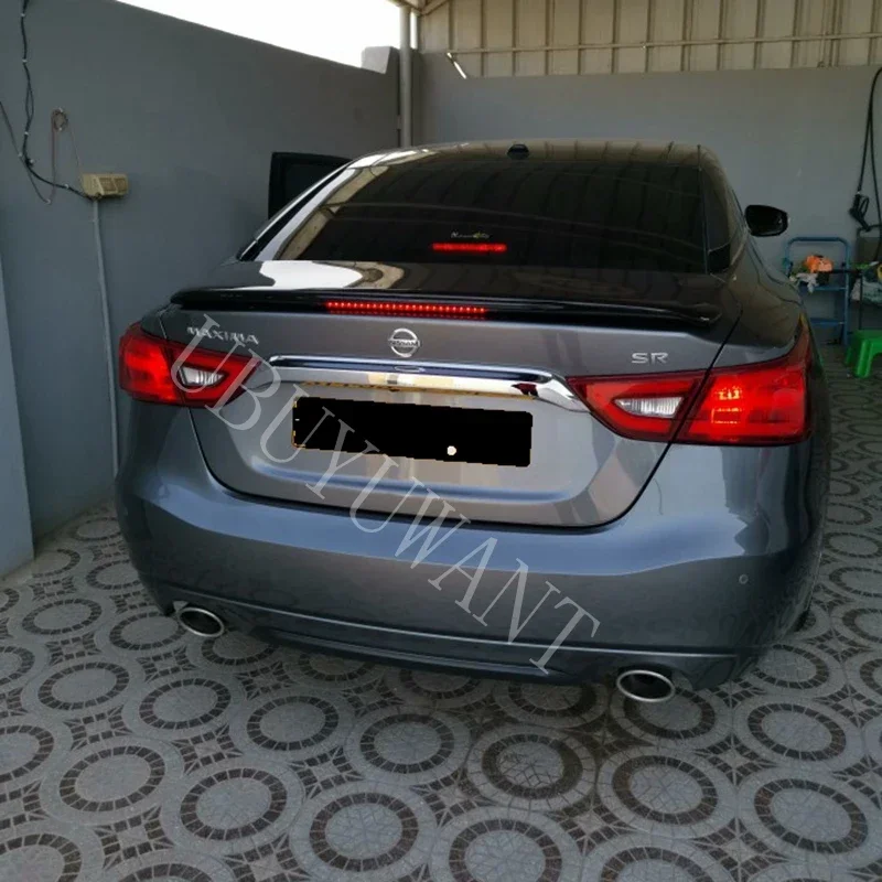 For Nissan Maxima Spoiler 2016-2018 High Quality ABS Material Car Wing Primer And Lacquer Color Spoiler Modification Spoiler