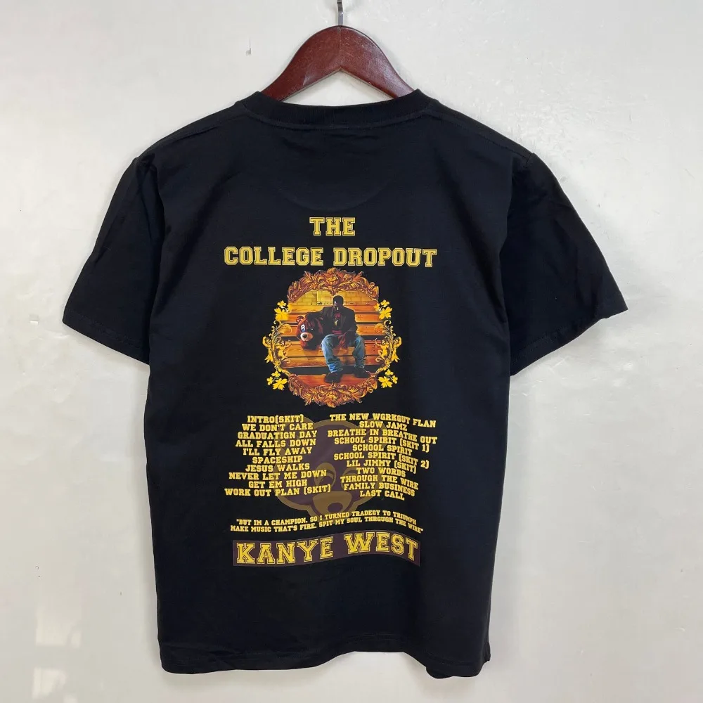 Kanye West Best Famous The College Dropout Graphics T Shirt Men