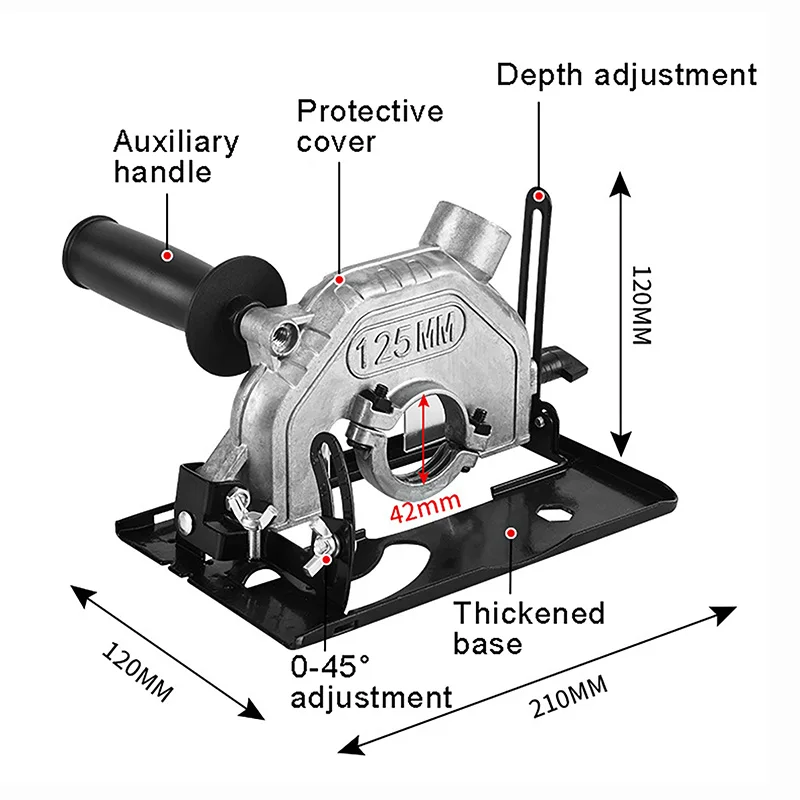 Hardware-Winkels chl eifer halterung für Sägeblätter mit einem Durchmesser von ≤ 125mm/4.92 \