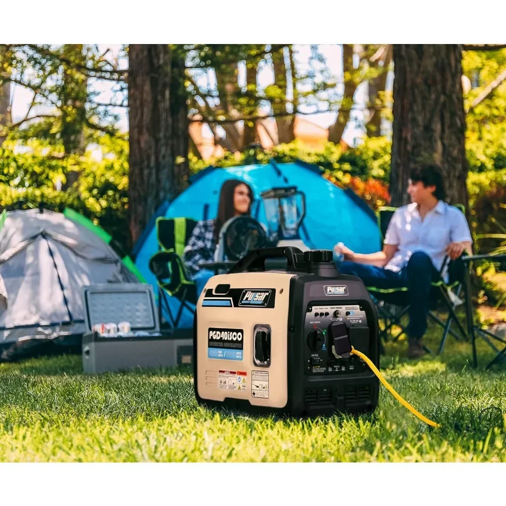 Ultra Light Quiet 4000W Portable Gas Inverter Generator image 6
