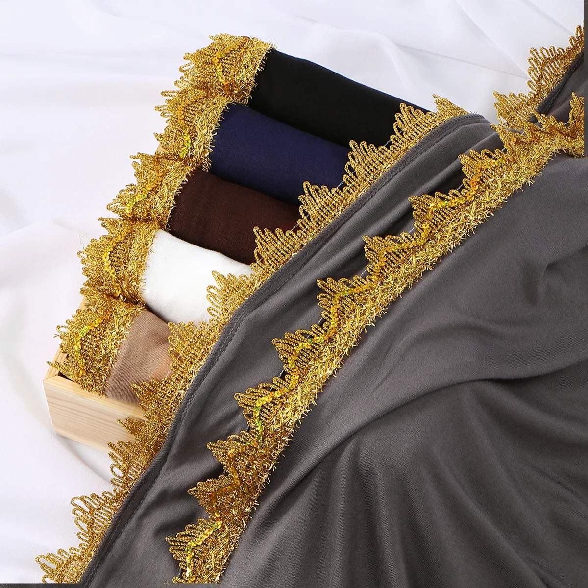 

Кружевной шарф-хиджаб, женский мусульманский хиджаб, эластичный трикотаж, шаль, платок, платки, шарфы, исламская повязка на голову, банданы, Turbante Mujer