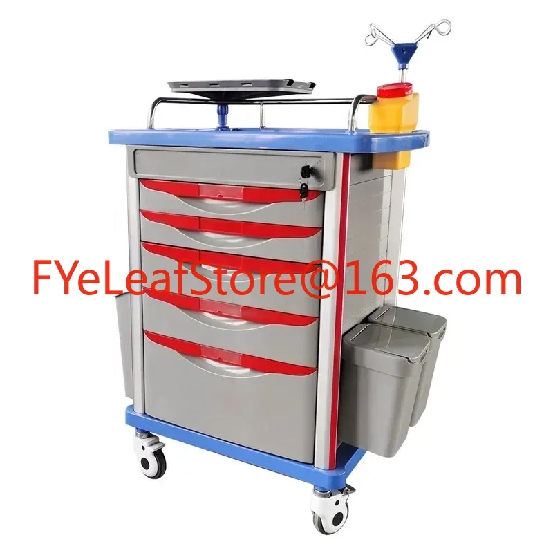 Medizinischer Notfallwagen aus ABS