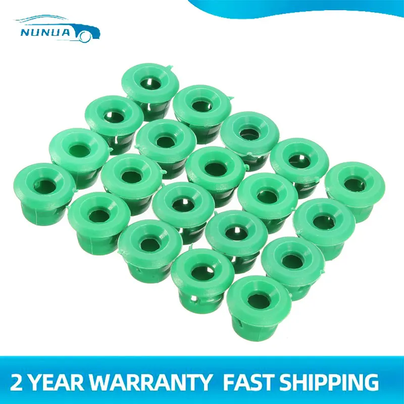 20 قطعة الجانب التنانير عتبة النفخ جروميت كليب المثبتات جروميت المكسرات ل BMW E30 E32 E36 E46 E60 E61 E63 E64 E65 E66 E83 E87 E90