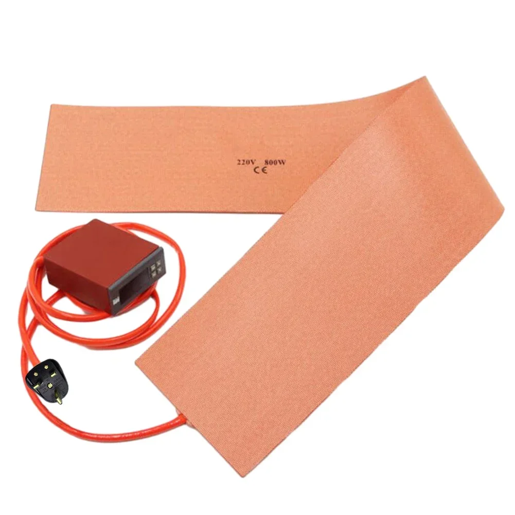 Heating Pad Silicone Heater Blanket 150*900mm 800W 220V UK Plug For Guitar Side Rim Bending Press Heating Electric Parts