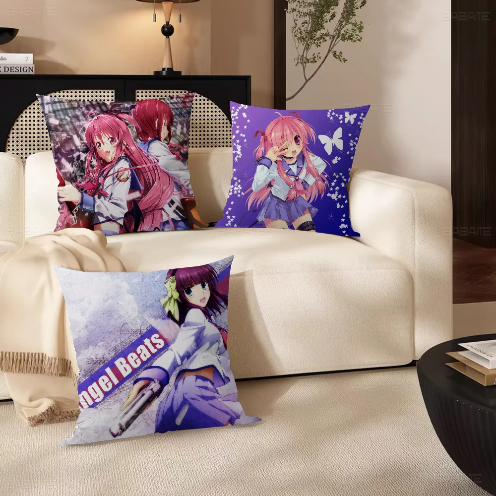 

Angel Beats Anime Personalized Pillow Cover Kids Bedroom Wild Party Decor Pillowcase Kid Birthday Shower Gift