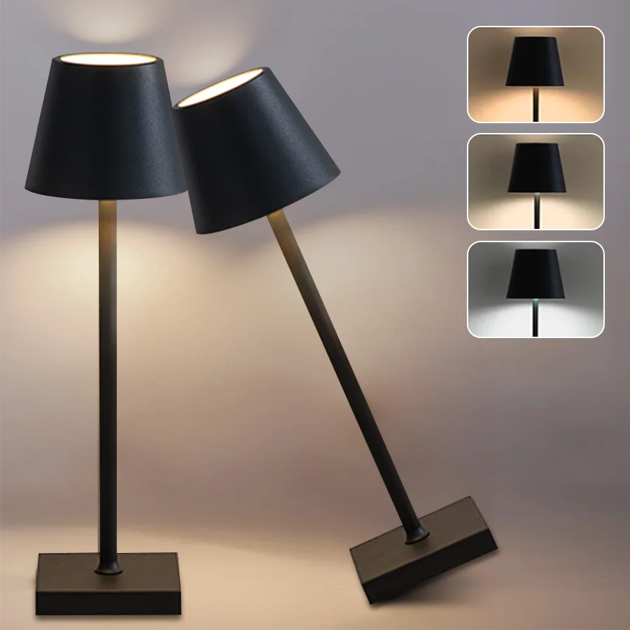 Imagem -01 - Criativo Recarregável Led Desk Lamp Cores Escurecimento Moderno Abajur para Bar Clube Restaurante Quarto Escritório criativo recarregavel led desk lamp cores escurecimento moderno abajur para bar clube restaurante quarto escritorio 01