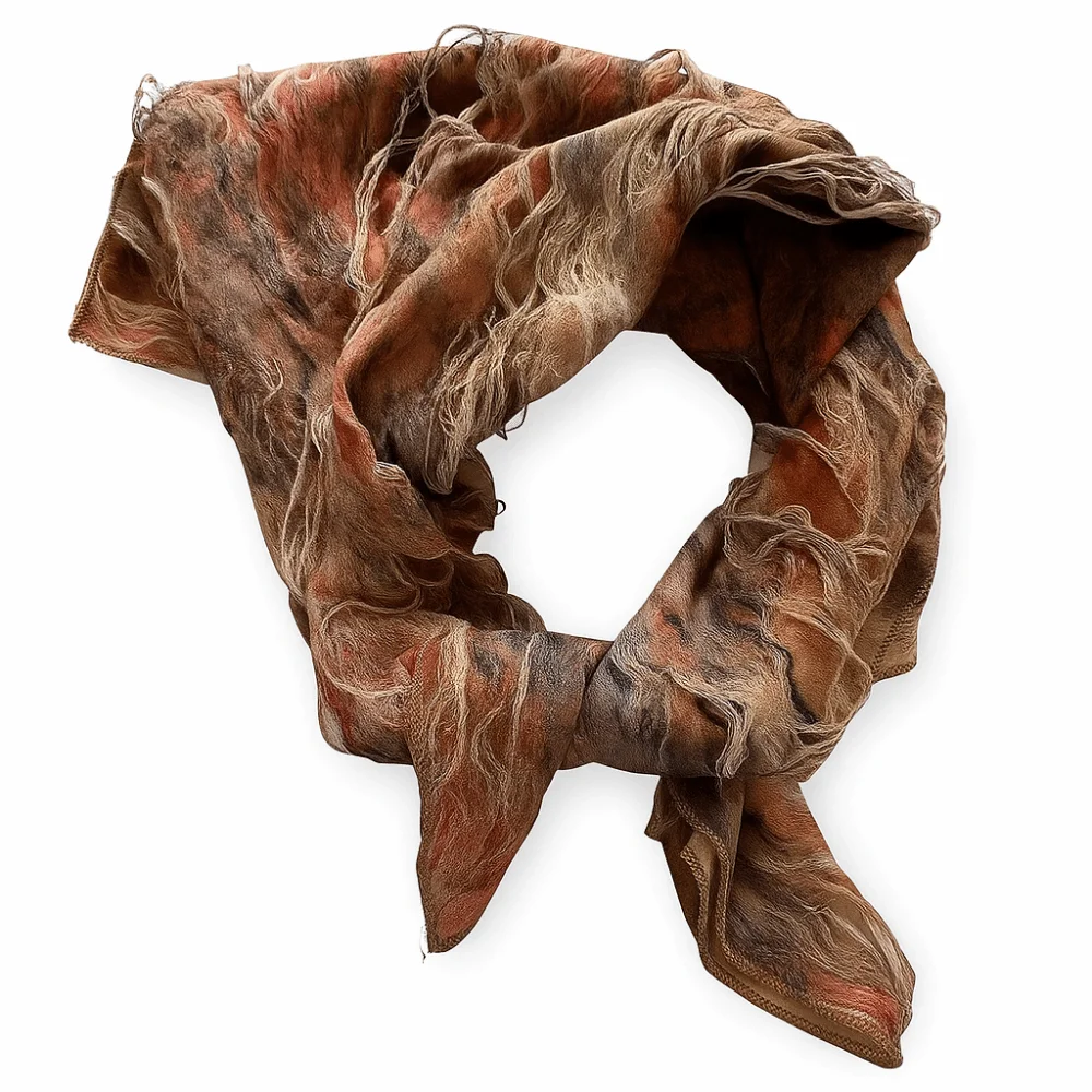 

Headwear Y2K Wasteland Style Hair Scarf Punk Soft Wrap Tie-dye Hair Band Square Sacrf Headband Distressed Ripped Tube Top Daily