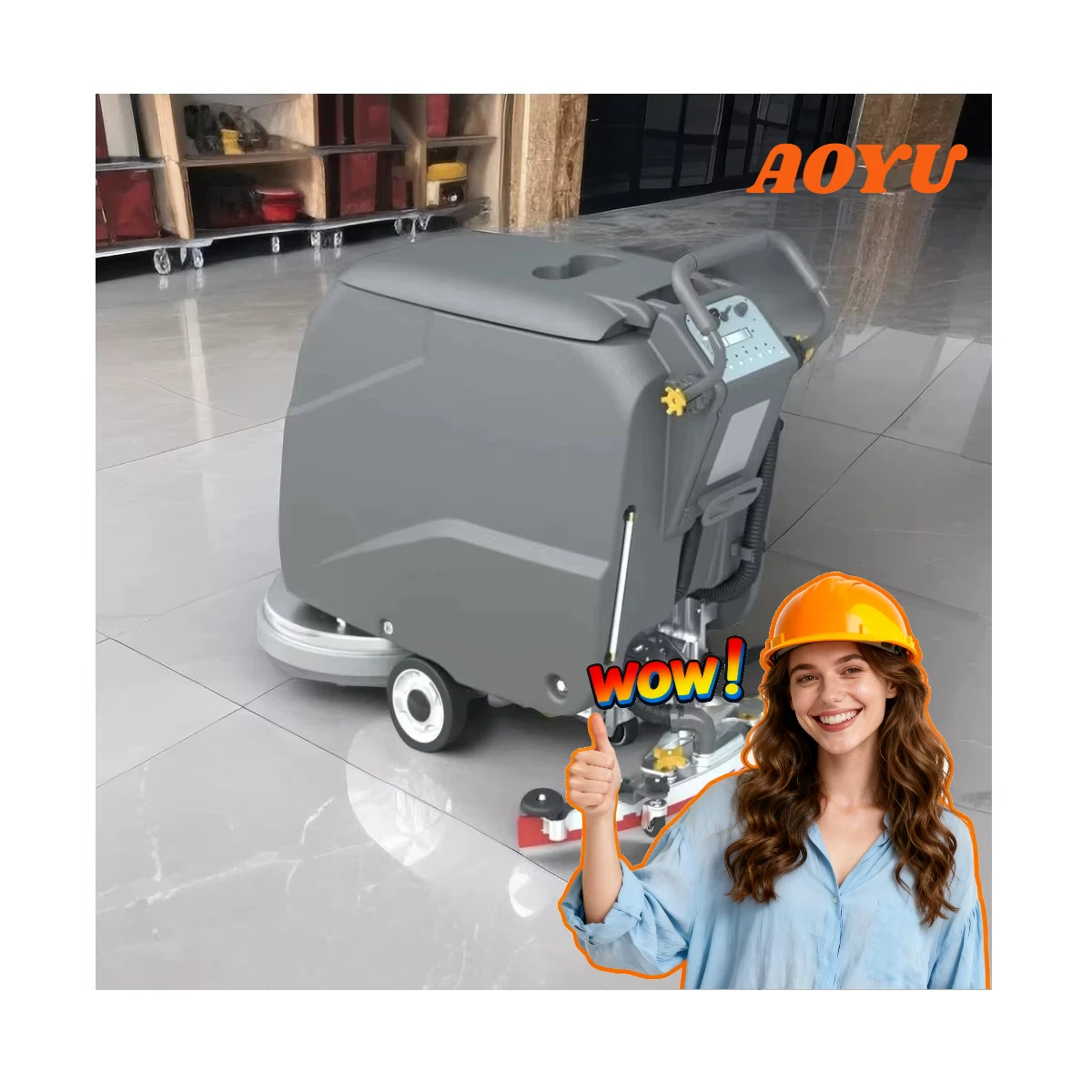Industrial Floor Scrubber - X55T Automatische loop achter industriële reiniger