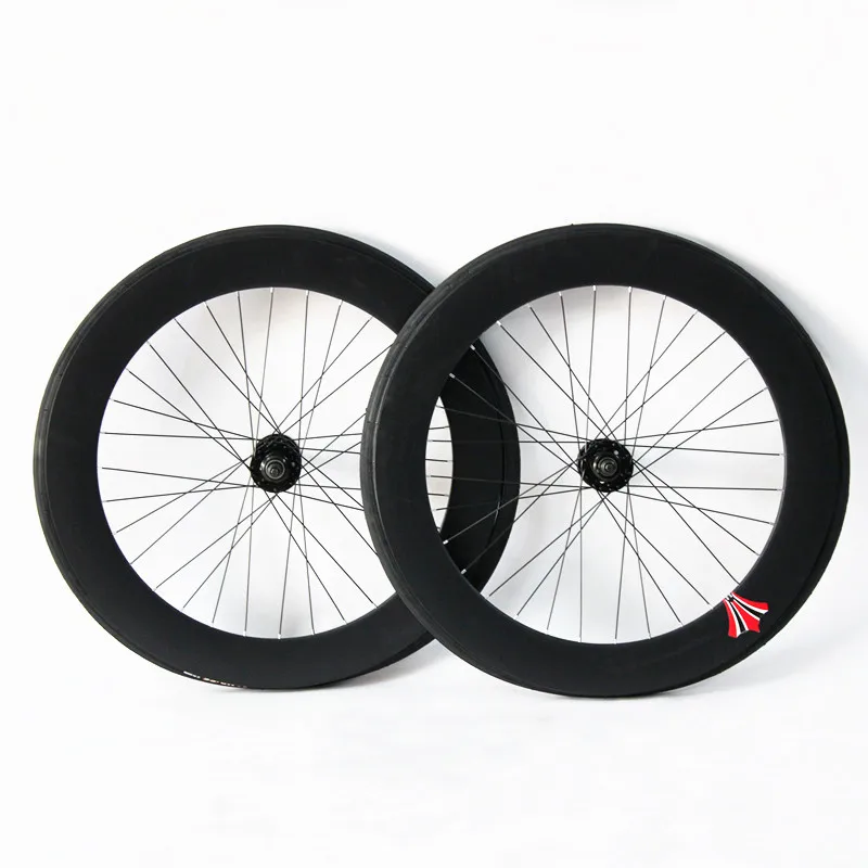 

Fixed Gear Bike Wheelset, Aluminum Alloy, Fixie TRACK, Single Speed Bicycle Racing Wheel with 32H Bearing Hub, 70mm, 700C