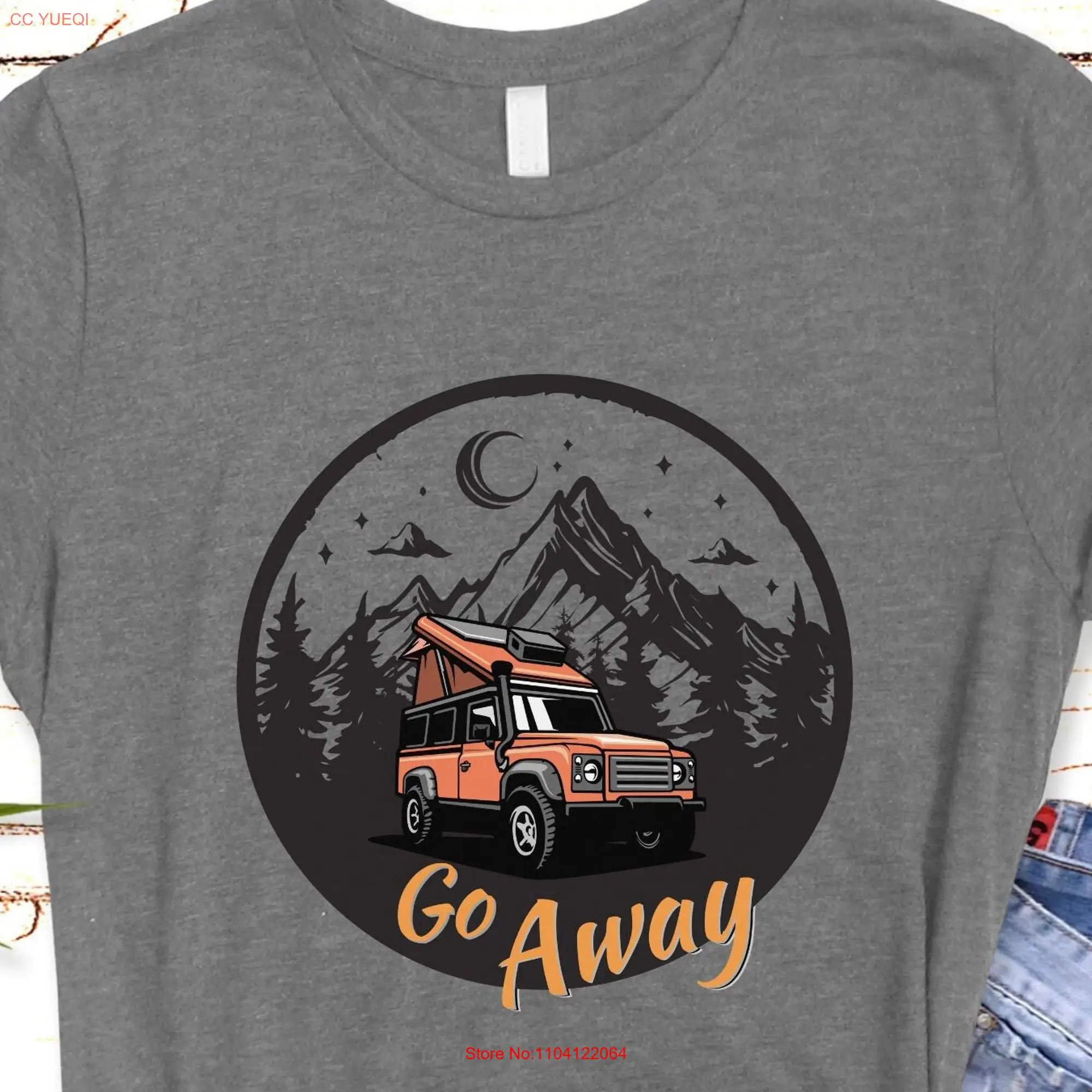 Get lost in style with our Go Away Overland t shirt Perfect for adventure seekers and outdoor enthusiasts Defender a roof