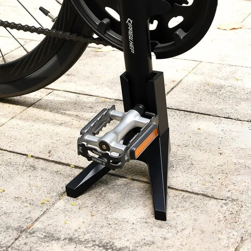 【F】Bike Kickstand Mountain Road Bike Pedal Support Stand Rear Kick Bike Side Frame Stand Support Holder For Road Mountain Bike - view 5