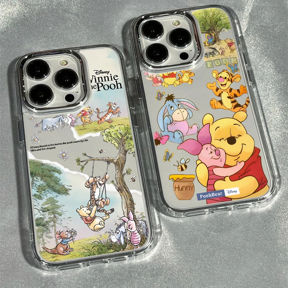 Comics Winnies Poohs Phone Case for Samsung Galaxy A57 A56 A55 A54 A52 A37 A36 A26 A17 A16 A07 A06 4G 5G Luxury Clear Cover