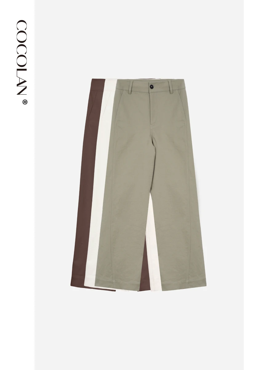 

Miche Women's Straight Leg Pants Long Casual Trousers CL6K7075 High Waist Polyester Fiber Pure Color Autumn New Arrival