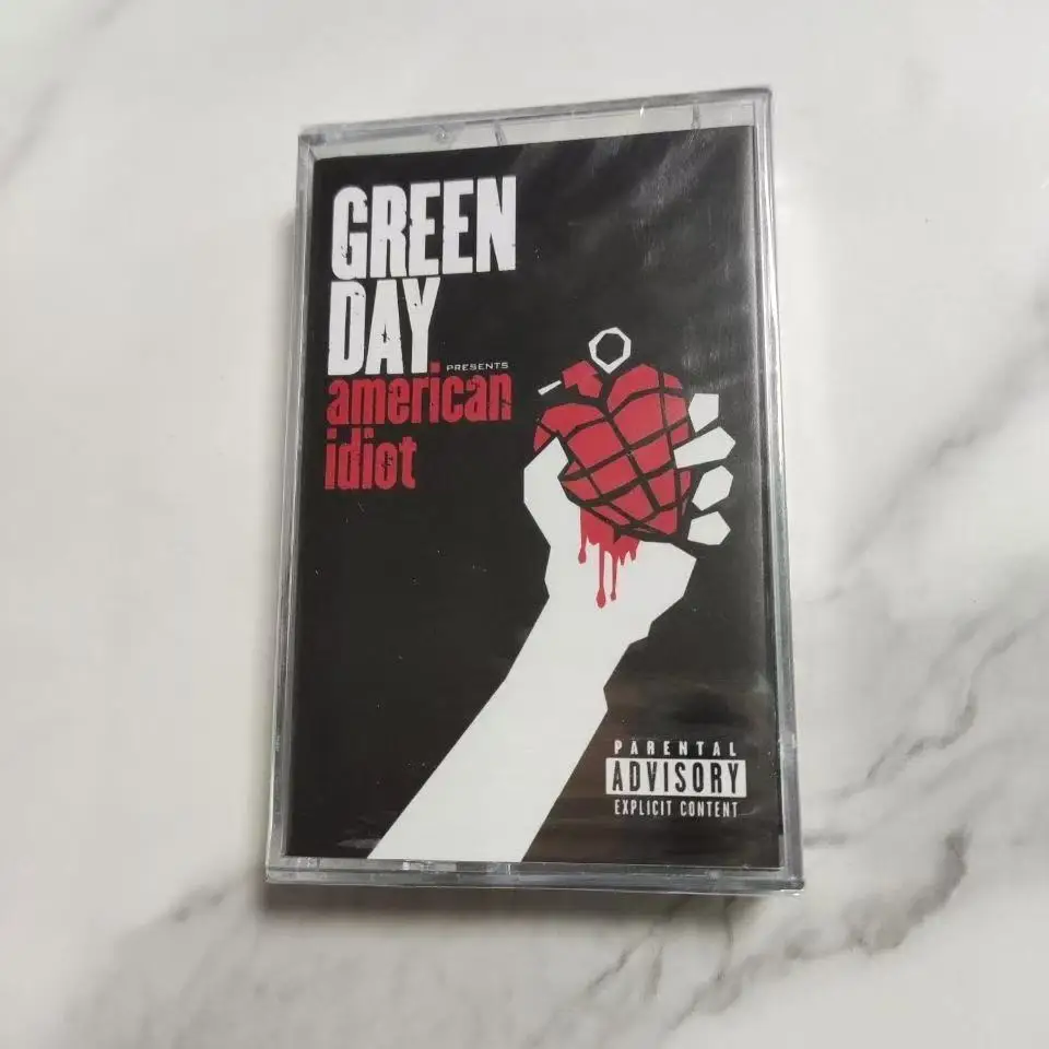 

Green Day American ldiot Music Magnetic Tape Greatest Hits Album Cassette Cosplay Walkman Car Recorder Soundtracks Box Party