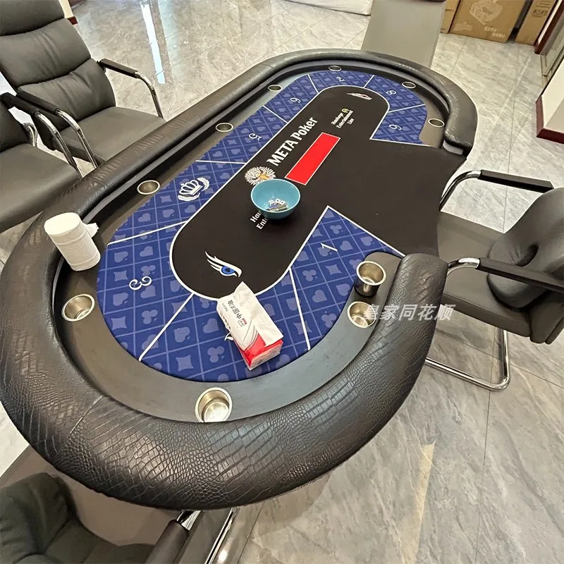 Set da tavolo Texas Hold'em Set Depu Card Club di fascia alta, incluso pacchetto copri tavolo professionale Depu