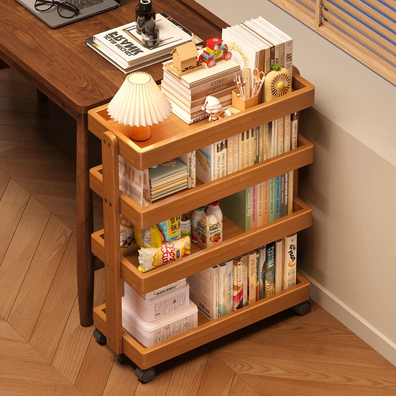 مكتب غرفة المعيشة تخزين خزانة الرف نقل أثاث المنزل تخزين خزانة شرفة الخيزران الأثاث Casiers Et Casiers MHSNJ