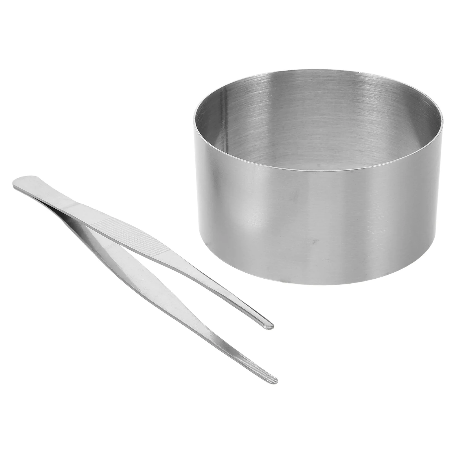 

1Set Stainless Steel Chocolate Melting Ring 3.93 Inch Chocolate Shaping Tools for Desserts Cakes Cheese Drizzling Fondue Molding