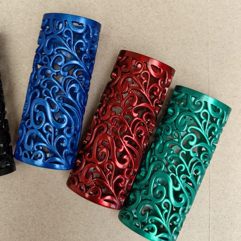 Polychrome Reusable Hollow Carved Explosion-Proof Metal Armor Gas Lighter Shell Case For Bic J6 Lighters Body Protect Cover