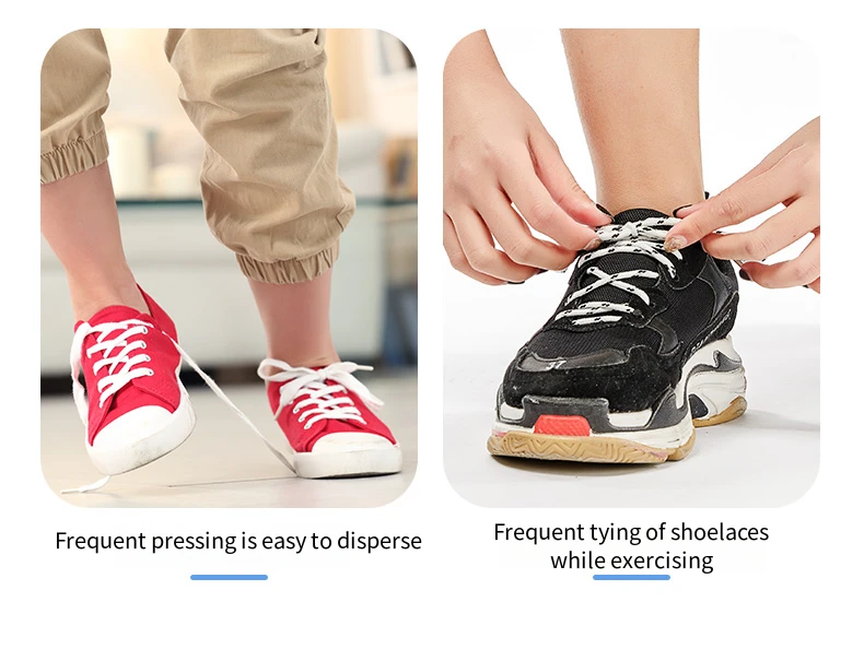 Flache, elastische Schnürsenkel ohne Binden für Sneaker, mit Druckknopfverschluss, Metallschalter, Logo-Schnürsenkel für Kinder und Erwachsene, schnell und einfach – Detail 6