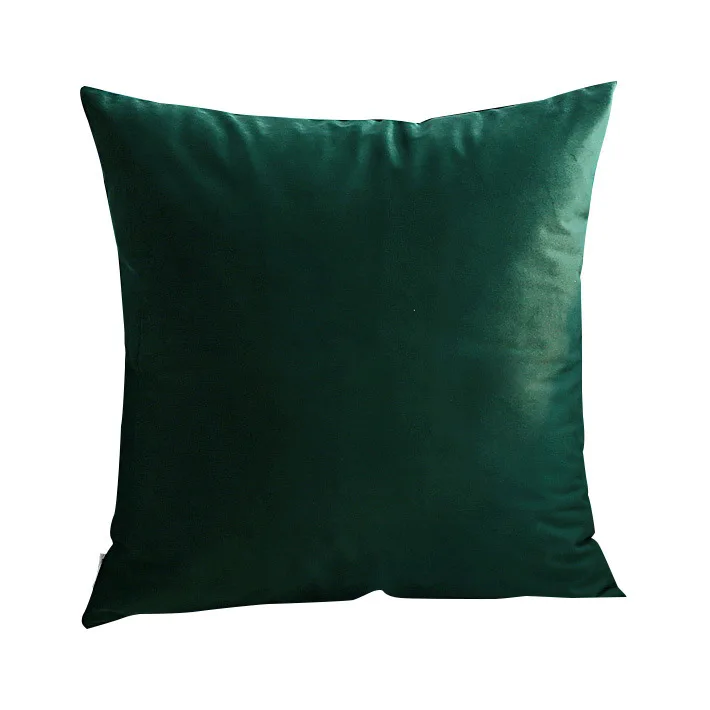 

Plain throw pillow Solid color flannel cushion Velvet pillowcase Office lumbar pillow plush cushion cushion