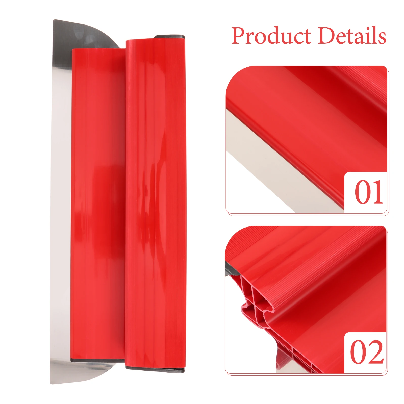 Drywall Tools 0.5cm Thick Scraper Set Metal Smoothing Panel Spatula for Wallboard Knife Lightweight Portable Practical