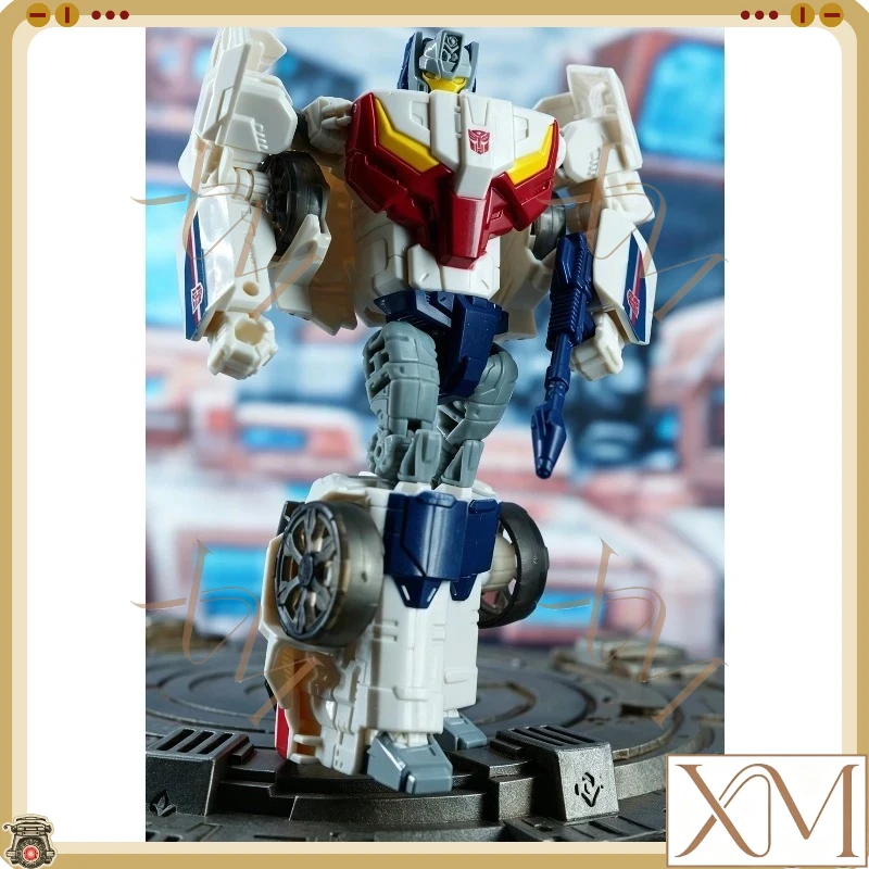En stock, figura de acción de robot Grax de clase Deluxe de Hasbro Transformers Titans Return, regalos coleccionables para la colección de hobbies