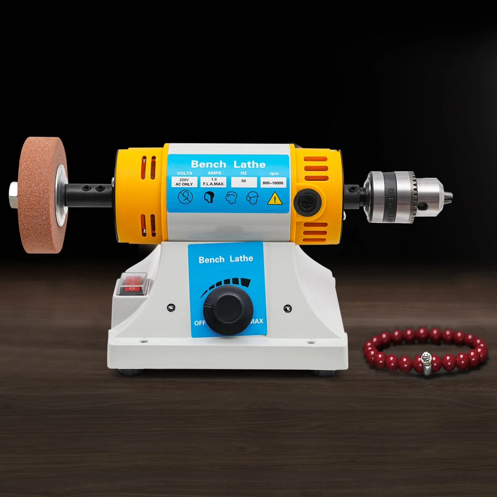 Polisher Grinder Machine Anti-rust Multi-Function Benchtop Polisher Grinder for Cutting and Carving