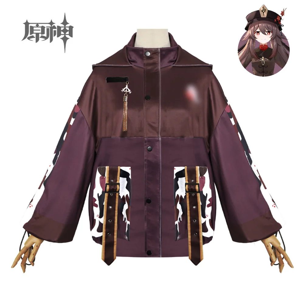 

Genshin Impact cos suit anime animation game walnut coat cosplay derivative role-playing suit