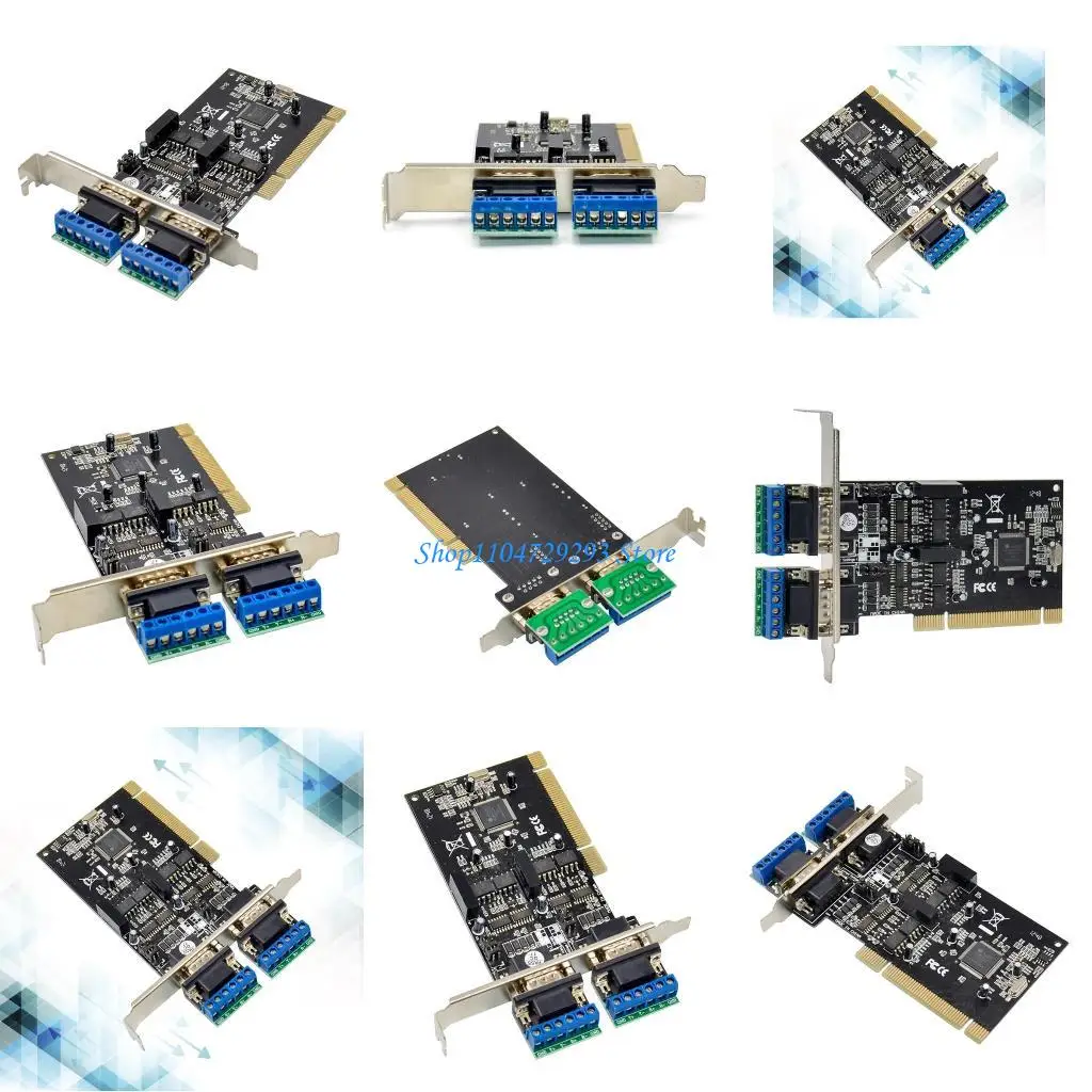 

Y2GD 2 Ports PCI to RS485/RS422 Multi-Serial Port Card 2 Port RS485 RS422 Serial Port MCS9865 Chipset Expansion Card