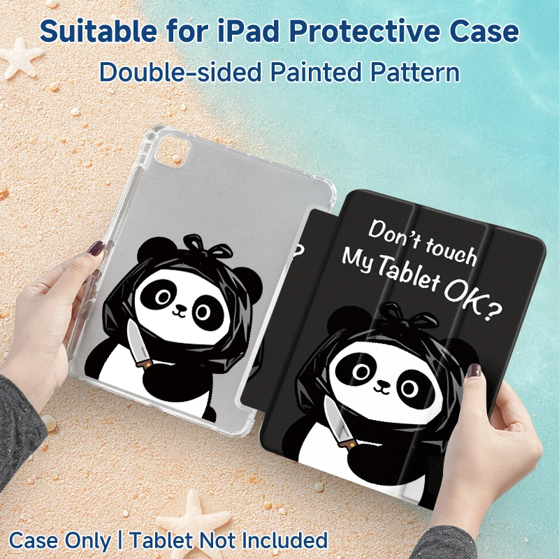 

Для iPad A16 11th 2022 10 iPad 7/8/9 Air4/5, Air 11 M2 M3, Pro 12,9/13-дюймовый защитный чехол, интеллектуальный защитный чехол откидного типа