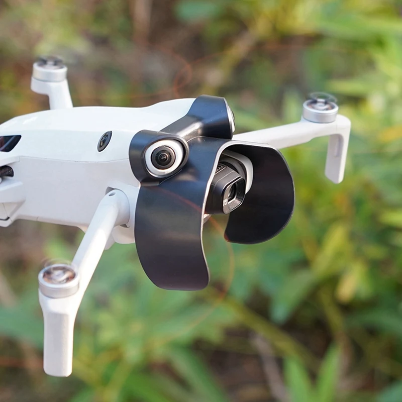 1 sztuka osłona obiektywu części zamienne do DJI Mini 4 Pro Drone osłona obiektywu kaptur Sunhade chroniąca przed zarysowaniami obudowa ochronna przed kamerą