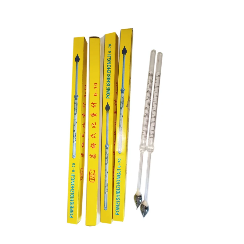 Hydrometer Density Meter Baume Meter Cool Leather Flour Concentration Meter Lime Sulfur Mud Glass Hydrometer