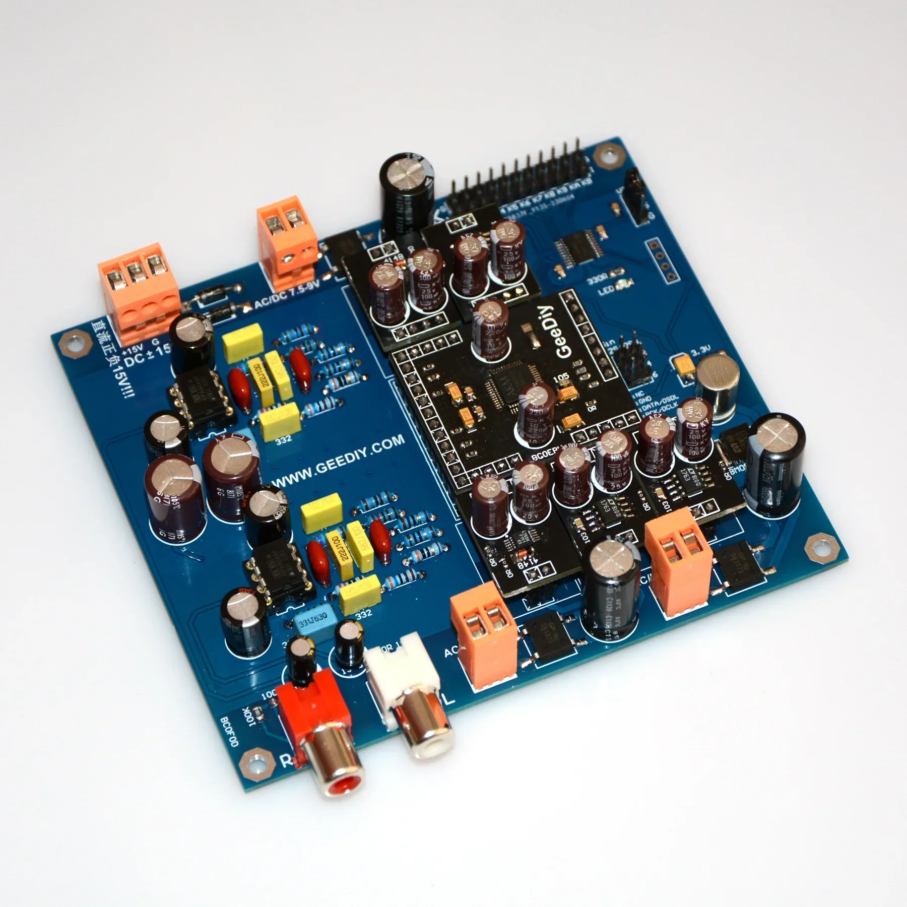 Nvarcher Upgraded AK4493SEQ I2S/DSD DAC decoder 768K DSD512 can replace AK4497