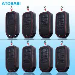 Leather Car Key Case Remote Fobs Protector Cover For Honda Civic Accord CR-V Jazz City Fit Jade Odyssey Pilot Insight Crosstour