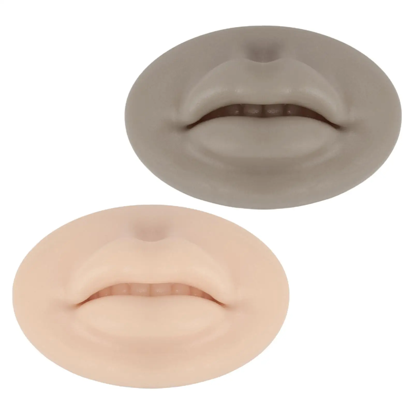 3D Silicone Lip Practice Skin Open Mouth Reusable Skin for Permanent