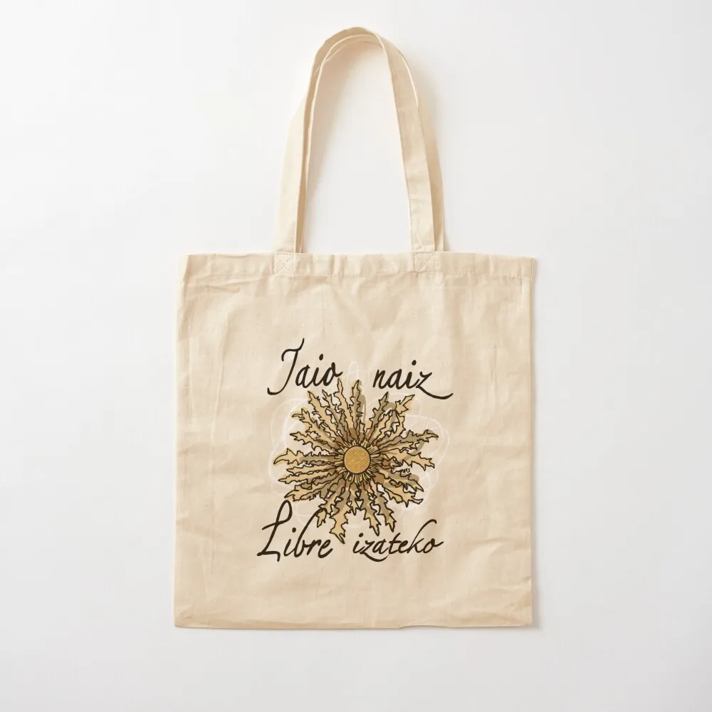 Illustrazione Eguzkilore euskadi Tote Bag Big bag borsa di stoffa Tote di tela