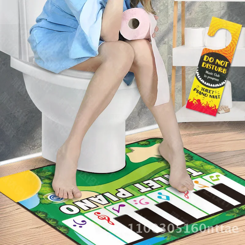 Elektroniczny organ dla dzieci, zabawne pianino, muzyczny kocyk, zabawka do zabawy na toaletę, łagodząca nudę, materiał z tkaniny, kolorowe opakowanie w pudełku.