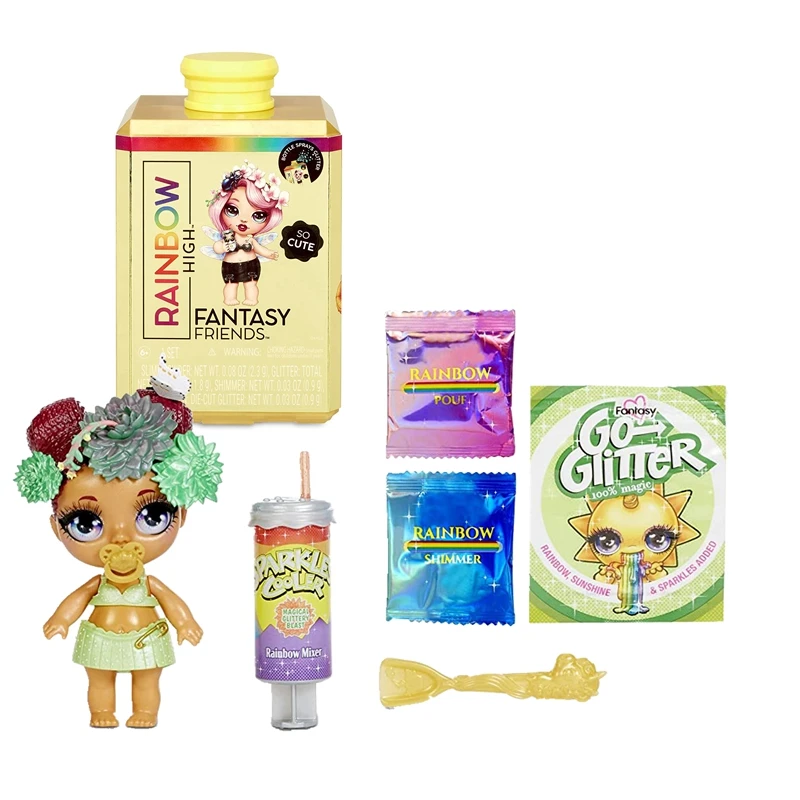 Kawaii Regenboog Hoge Fantasie Vrienden Elf Fee Blind Box Meisje Slijm Shaker Speelgoed Kid Cadeau