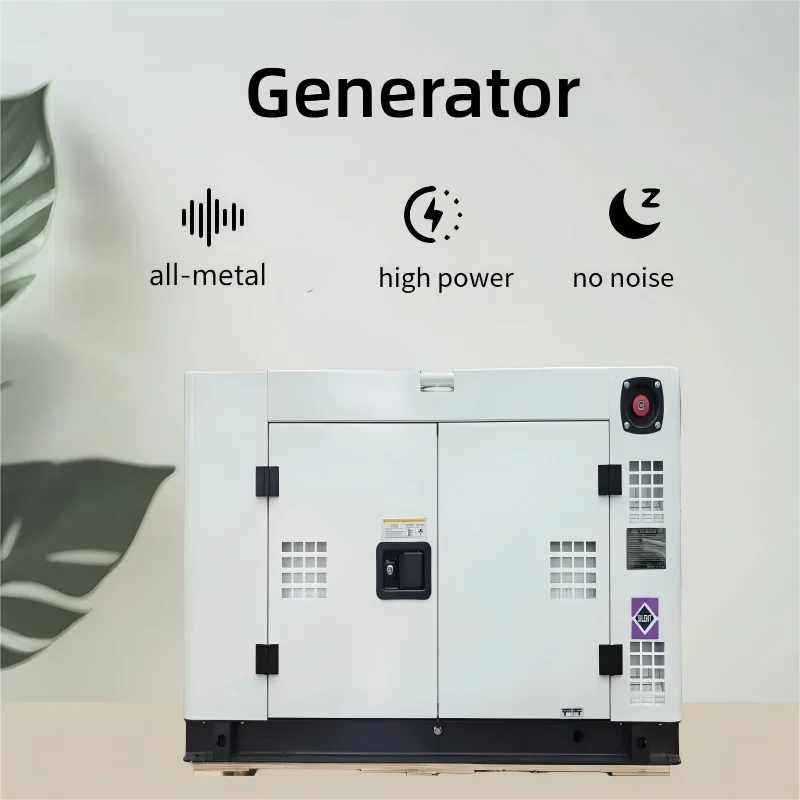 CNMC 10KW 15KW 20KW 50HZ/60HZ 110V/220V/380V Mute Diesel Generator Power Generator 230V Combustion Unit Twin-Cylinder Vertical