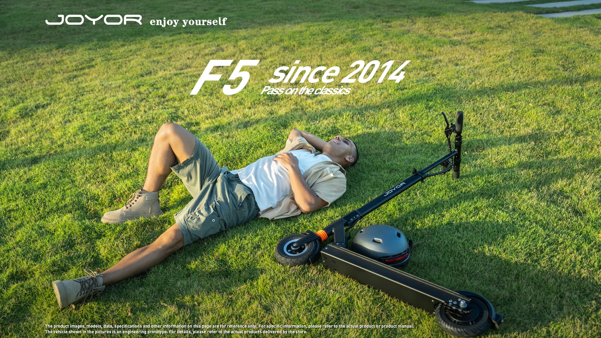 JOYOR F5 Premium Version E-Scooter 48V10.4AH 8-Zoll Vorderreifen (luftgefüllt) und Hinterreifen (vollgummiert) für den Stadtverkehr – Detail 1