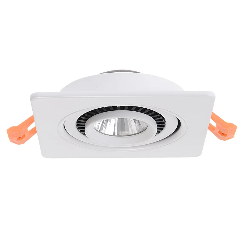 Imagem -04 - Luz de Teto Regulável Ajustável Ponto Circular Embutida Cob Downlight Ângulo de 360 ° Foco de Fundo 9w 12w 15w ac 110v220v